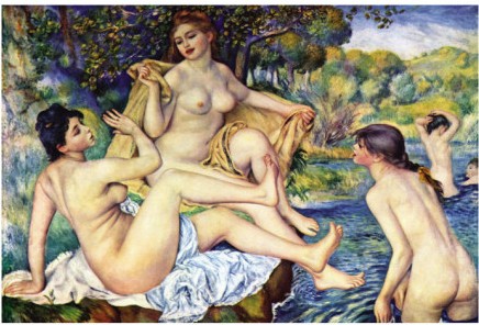 The Bathers, 1887 - Pierre Auguste Renoir Painting